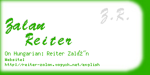 zalan reiter business card